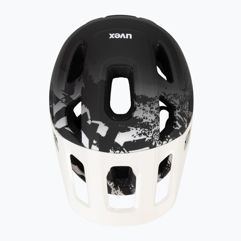 Children's bike helmet UVEX React Jr white/black matt 6