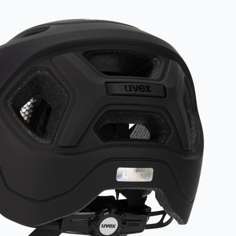 Children's bike helmet UVEX React Jr white/black matt 8