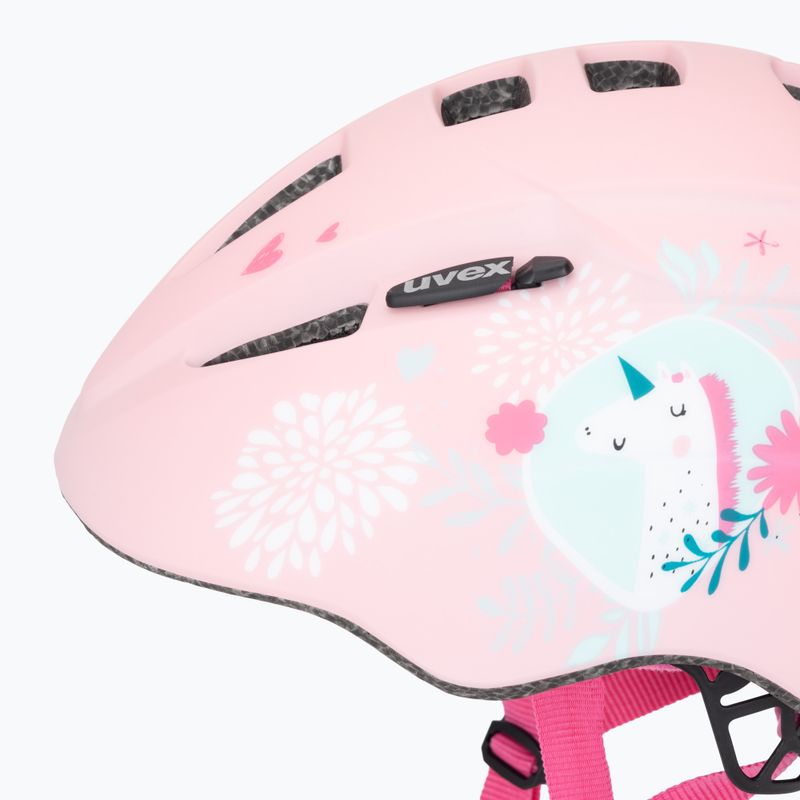 Children's bike helmet UVEX Kid 2 CC pink unicorn matt 7