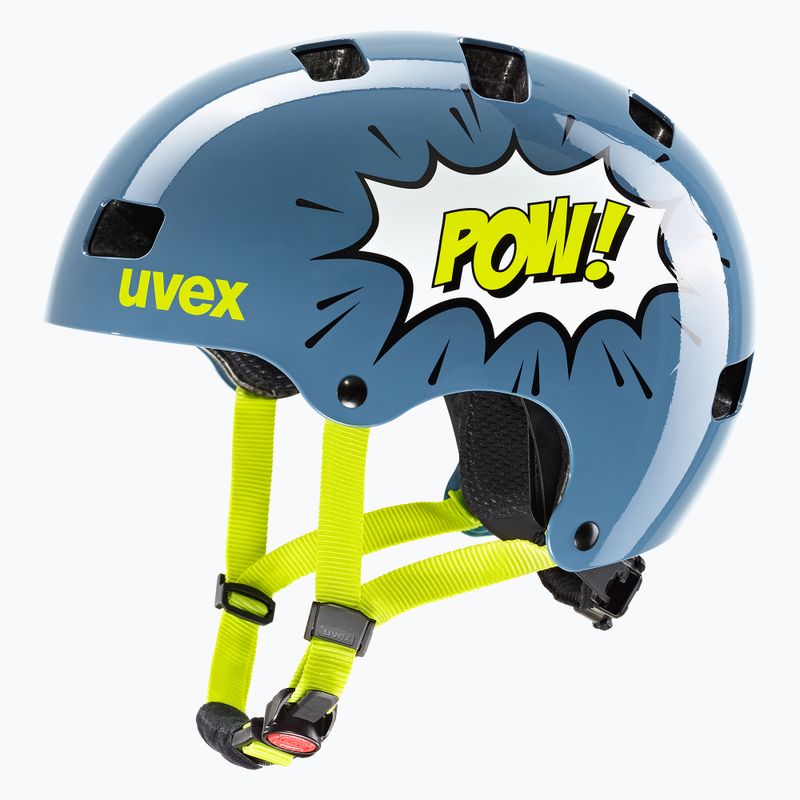 Children's helmet UVEX Kid 3 stone blue pow