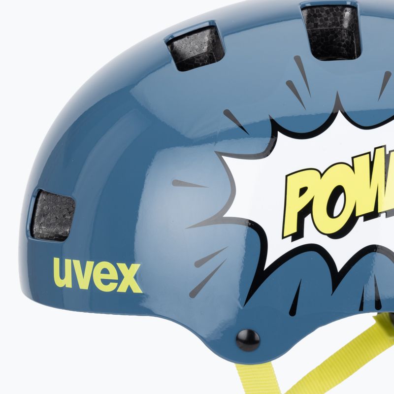 Children's helmet UVEX Kid 3 stone blue pow 7