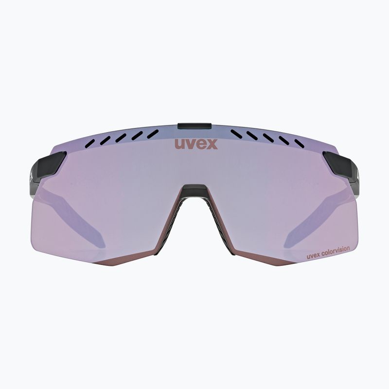 UVEX Pace Stage Small CV sunglasses black matt/mirror pink 2