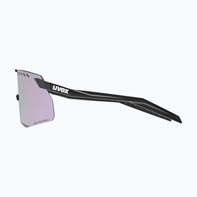 UVEX Pace Stage Small CV sunglasses black matt/mirror pink 5