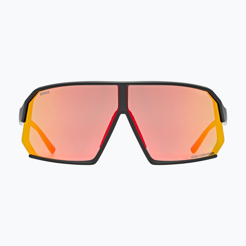 UVEX Sportstyle 237 CV black matt/mirror red sunglasses 2