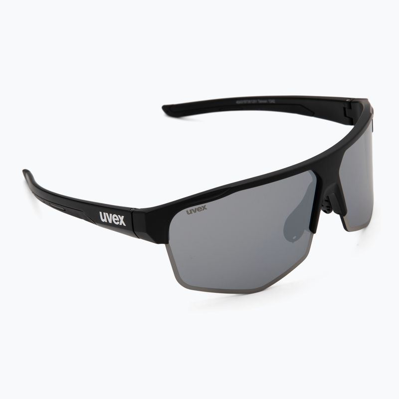UVEX Axos Set black matt/mirror silver/clear sunglasses 2