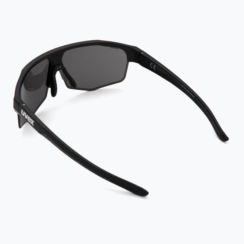 UVEX Axos Set black matt/mirror silver/clear sunglasses 3