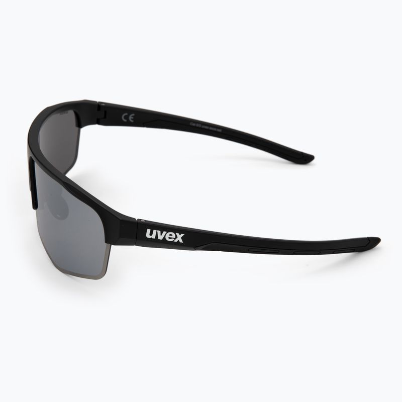 UVEX Axos Set black matt/mirror silver/clear sunglasses 5