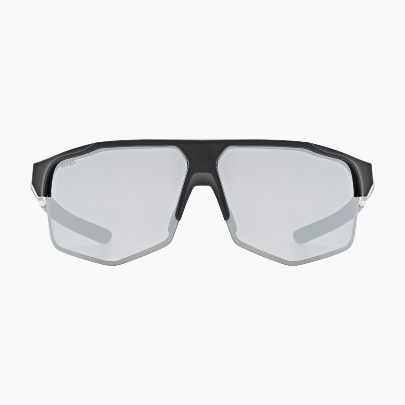 UVEX Axos Set black matt/mirror silver/clear sunglasses 3