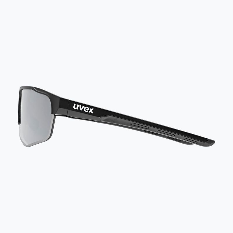 UVEX Axos Set black matt/mirror silver/clear sunglasses 7