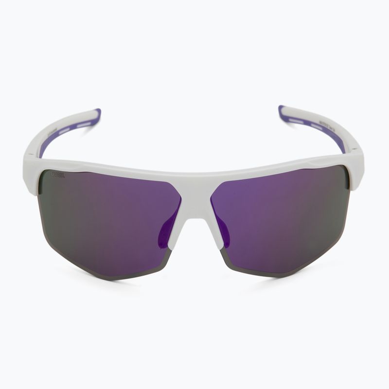 UVEX Axos Set white matt/mirror purple/clear sunglasses 4