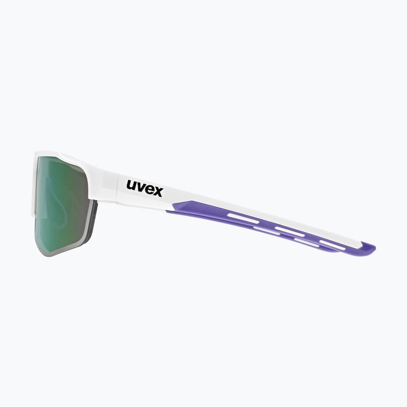 UVEX Axos Set white matt/mirror purple/clear sunglasses 6