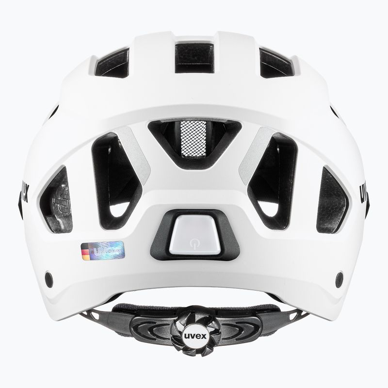 Bike helmet UVEX Stride Visor white matt/litemirror silver 4