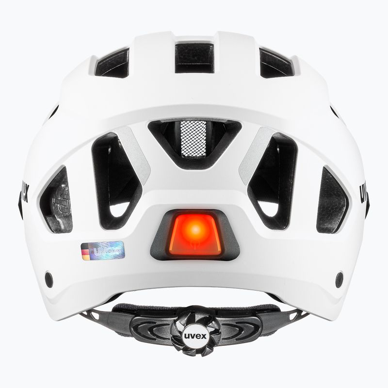 Bike helmet UVEX Stride Visor white matt/litemirror silver 5