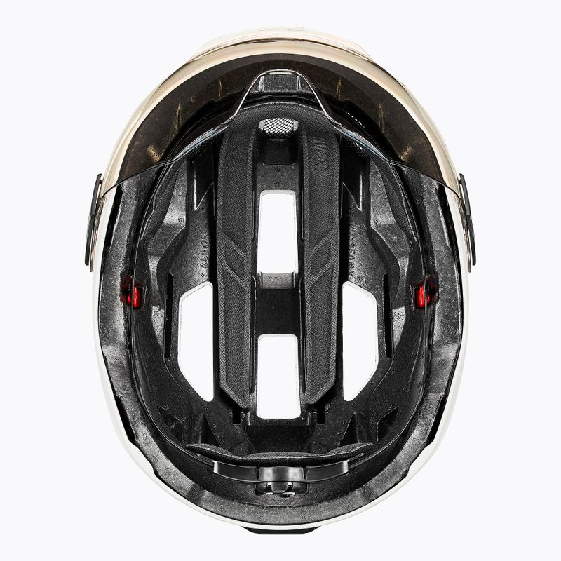Bike helmet UVEX Stride Visor white matt/litemirror silver 7