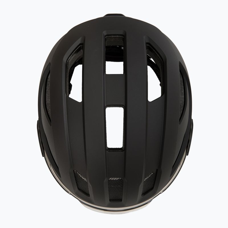 Bike helmet UVEX Stride Visor black matt/litemirror silver 6