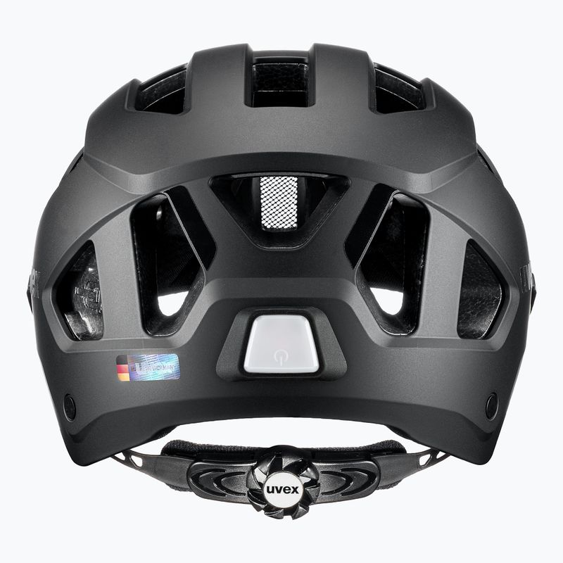 Bike helmet UVEX Stride Visor black matt/litemirror silver 4