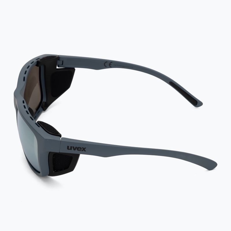 UVEX Sportstyle 312 stone blue matt/mirror silver sunglasses 4