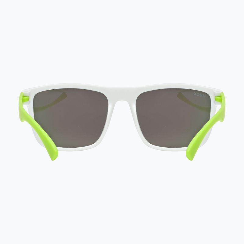 Children's sunglasses UVEX Rookie Jr white lime m./mirror green 2