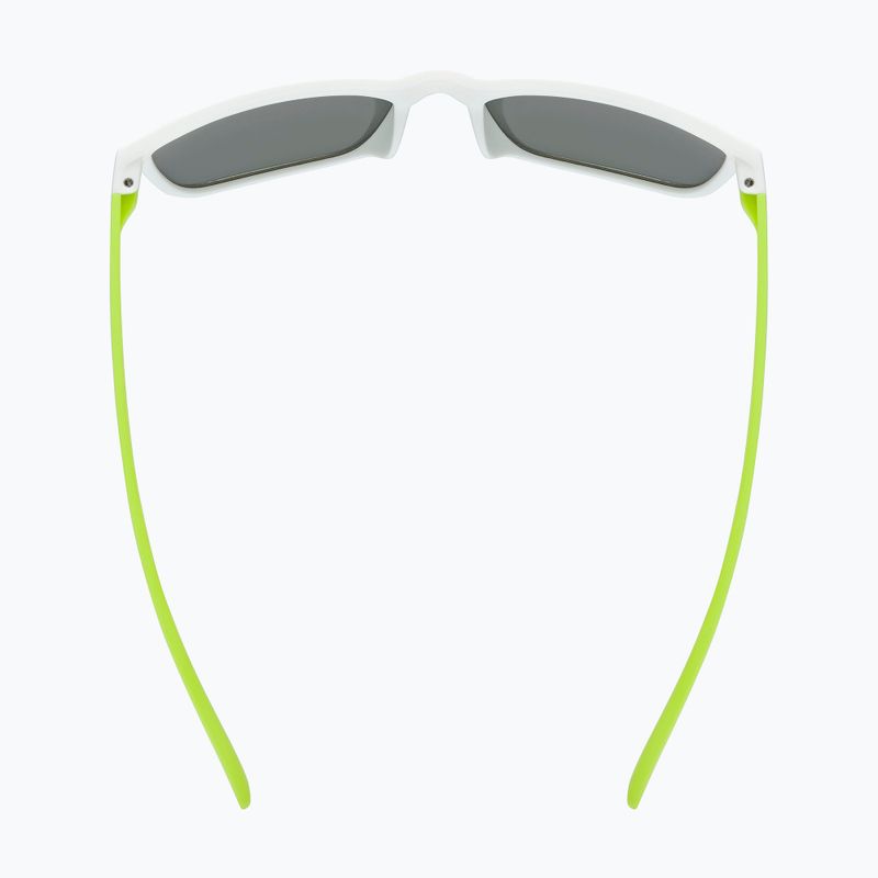 Children's sunglasses UVEX Rookie Jr white lime m./mirror green 4