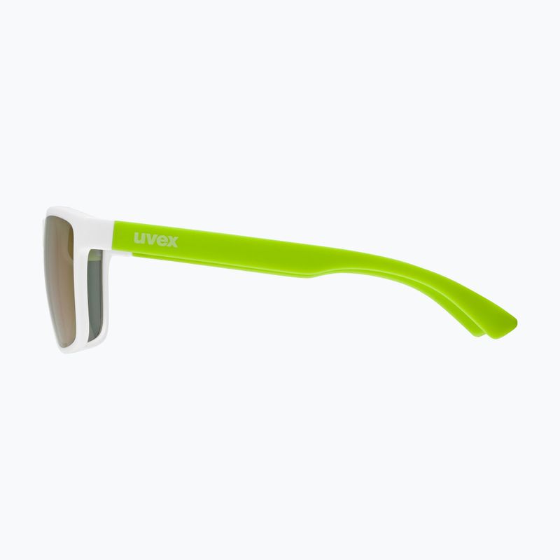 Children's sunglasses UVEX Rookie Jr white lime m./mirror green 5