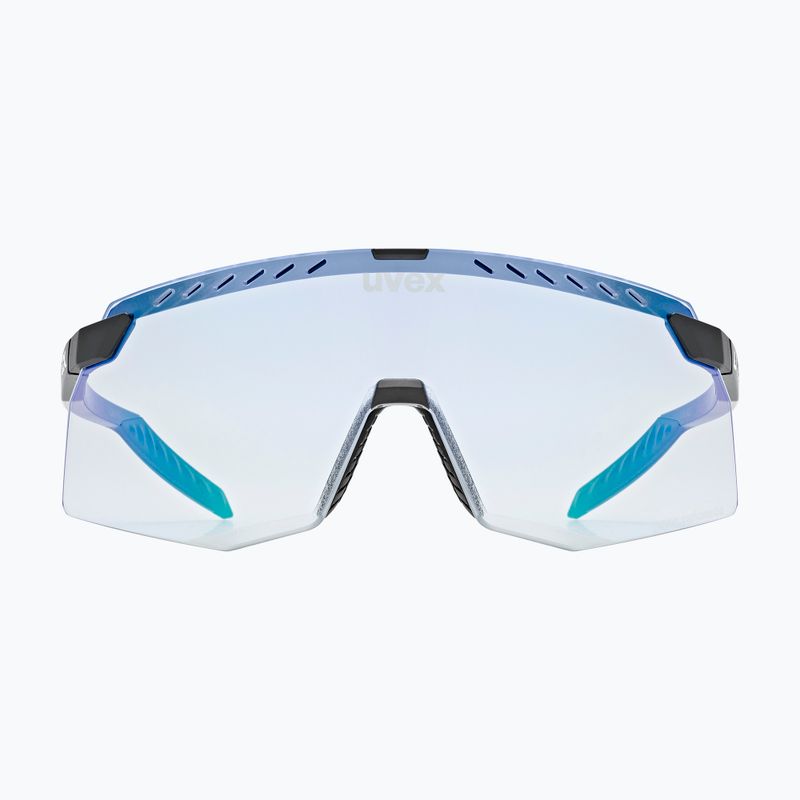 UVEX Pace Stage V black matt/mirror blue sunglasses 2