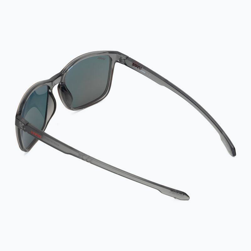 UVEX sunglasses LGL 52 smoke/mirror red 2