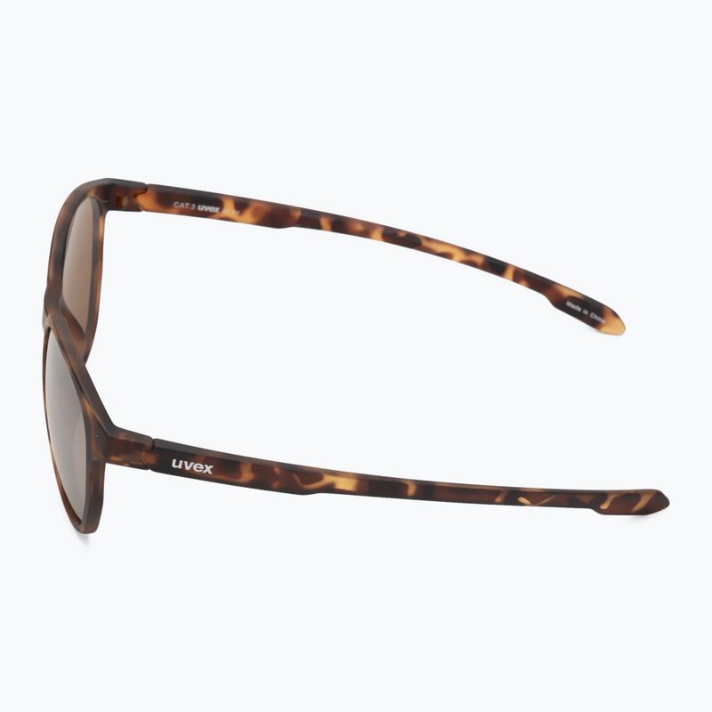 UVEX sunglasses LGL 54 havanna matt/litemirror silver 4