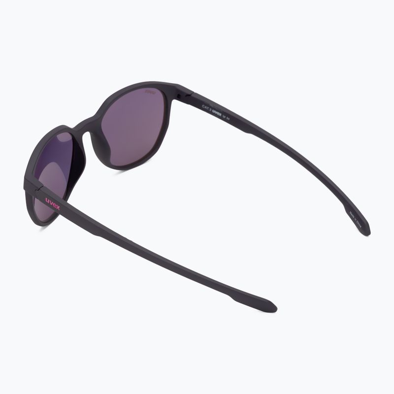 UVEX sunglasses LGL 54 blue matt/mirror purple 2