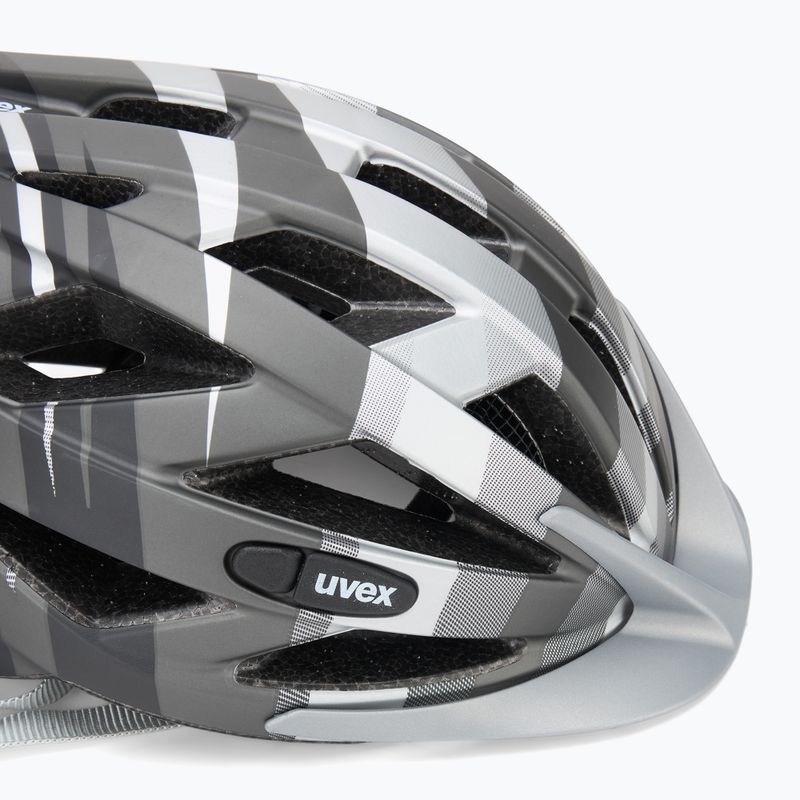 Bicycle helmet UVEX Air Wing CC black / silver matt 7