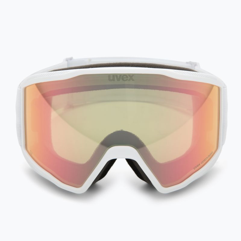 Ski goggles UVEX Blast CV white matt/mirror rose 2
