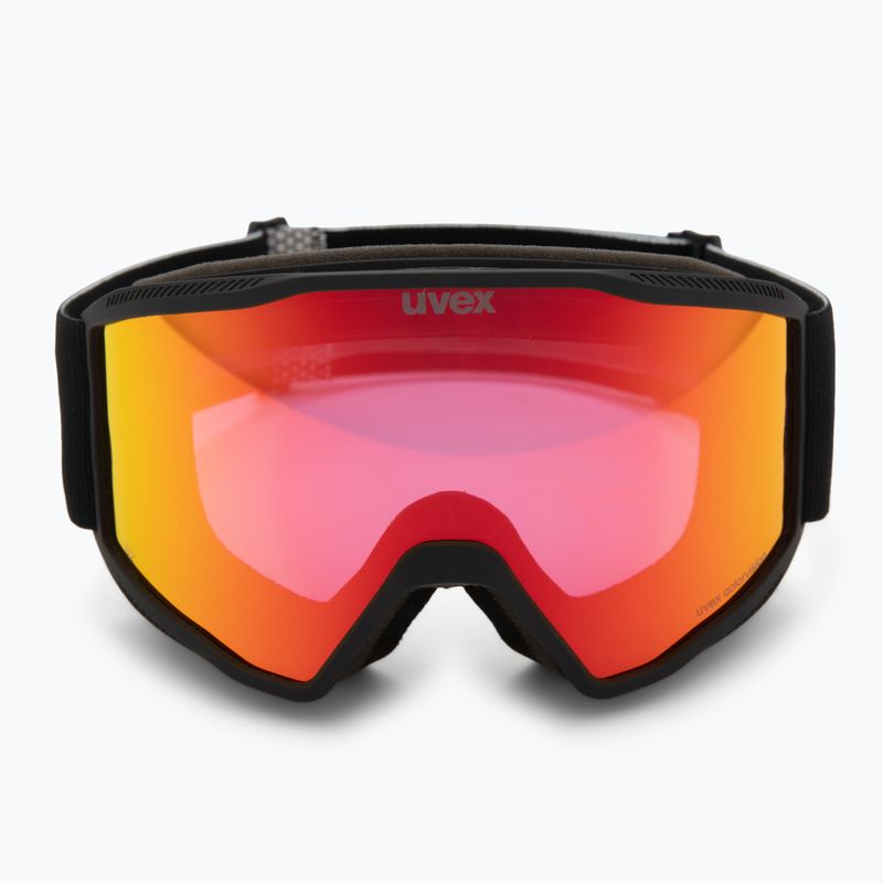 Ski goggles UVEX Blast CV black matt/mirror red 2