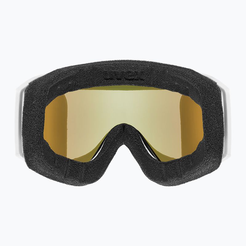 Ski goggles UVEX Blast FM S2 white matt/mirror green 3