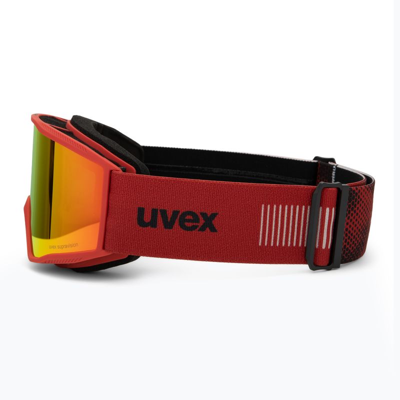 Ski goggles UVEX Blast FM red matt/mirror red 4