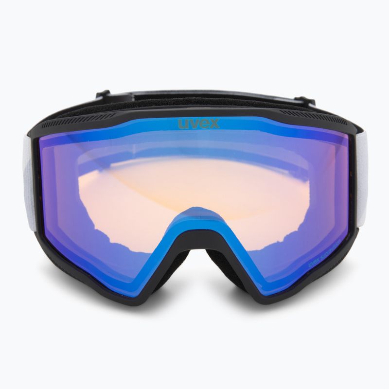 Ski goggles UVEX Blast FM black matt/mirror blue 2