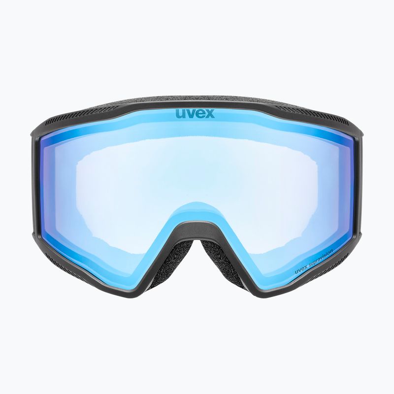 Ski goggles UVEX Blast FM black matt/mirror blue 6