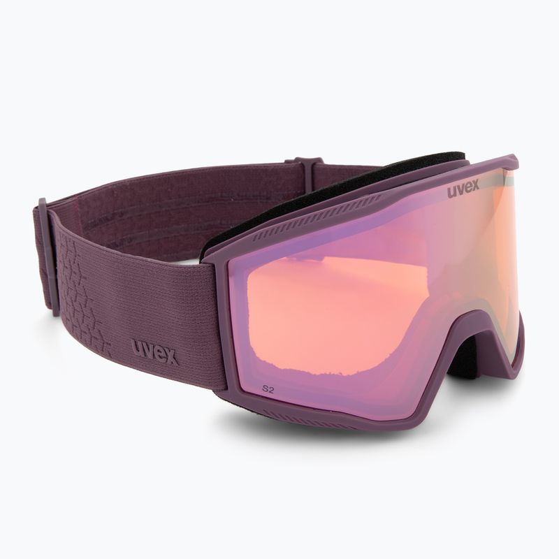 Ski goggles UVEX Blast FM plum matt/mirror purple