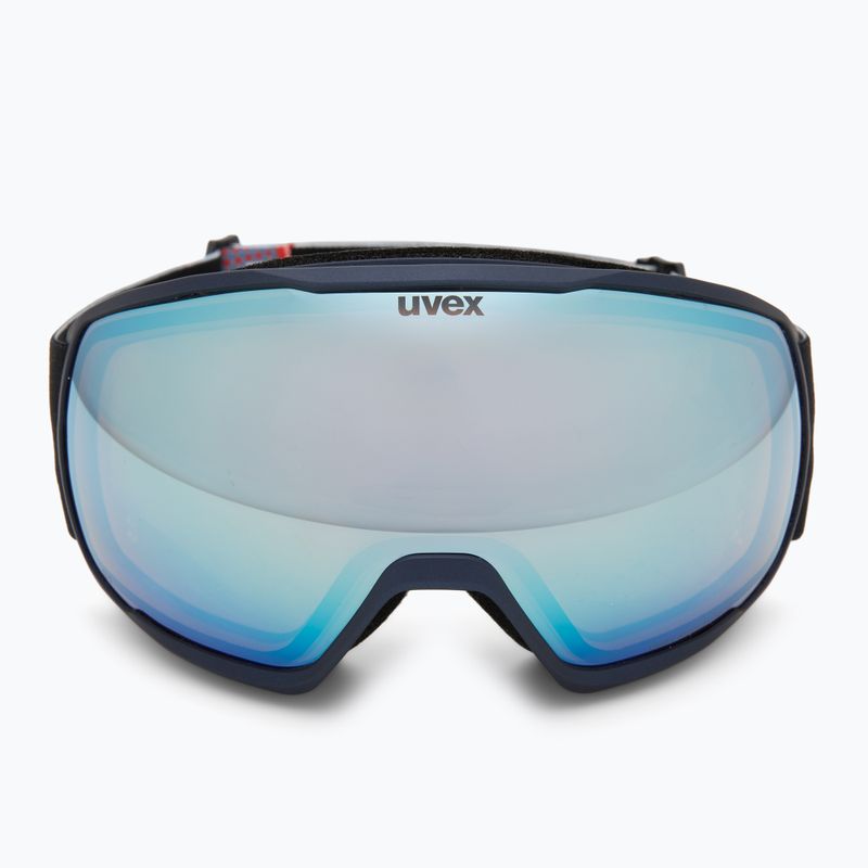 Ski goggles UVEX Victorious FM dust blue matt/mirror sapphire 2
