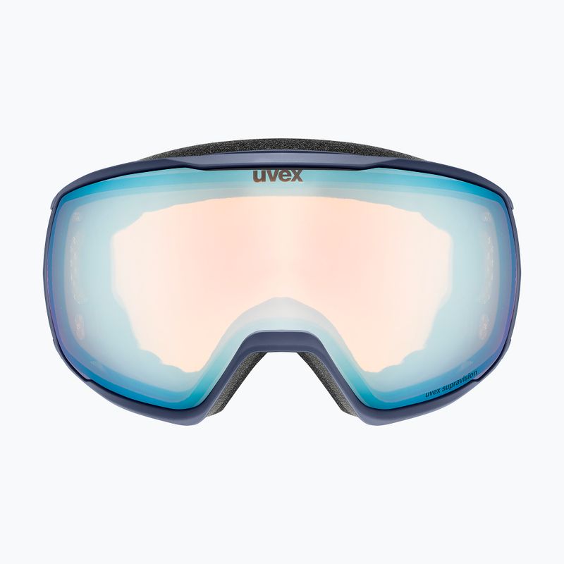 Ski goggles UVEX Victorious FM dust blue matt/mirror sapphire 6