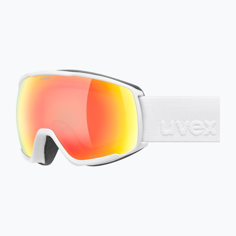 Ski goggles UVEX Victorious S FM white matt/mirror orange 5