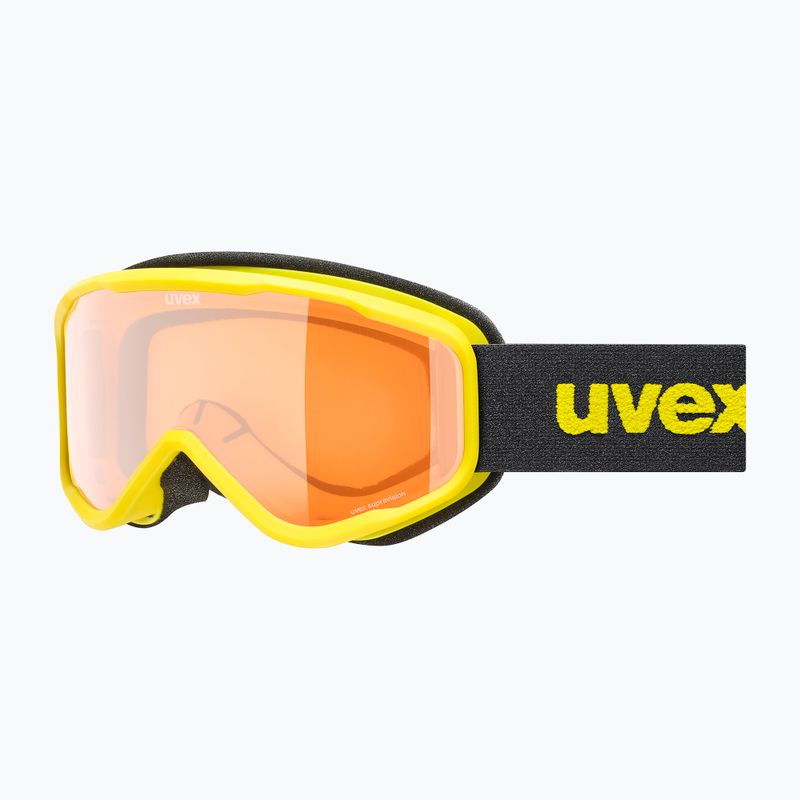 Children's ski goggles UVEX Speedy Nova Jr yellow/lasergold