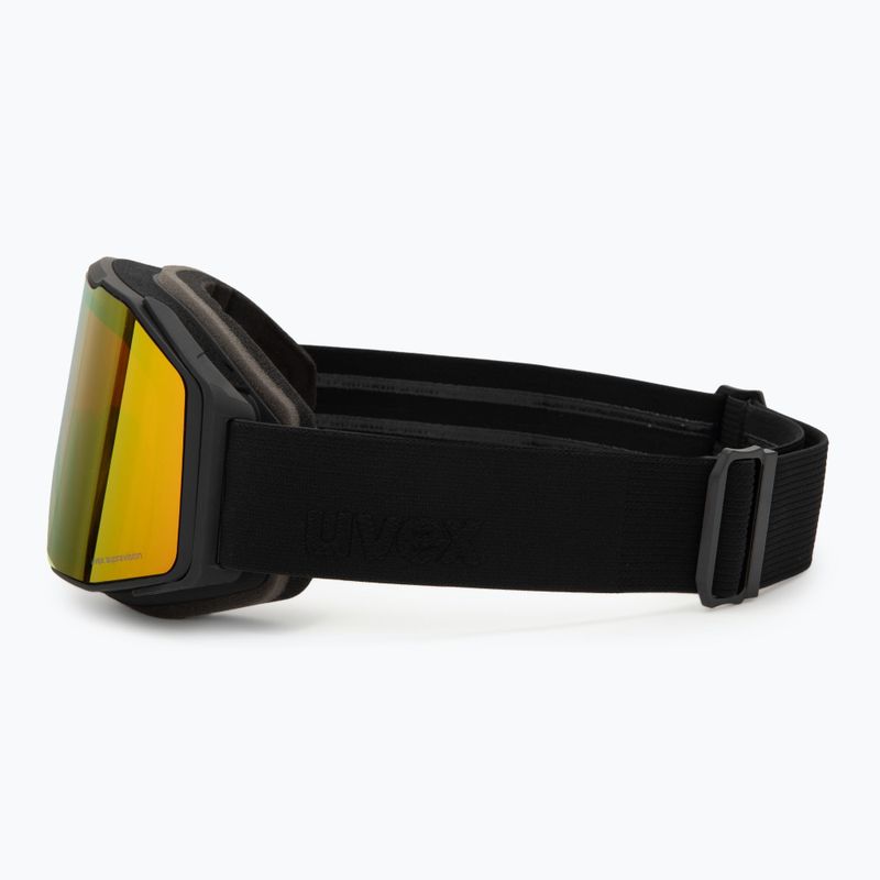 Ski goggles UVEX Gravity FM black matt/mirror yellow/orange/clear 4
