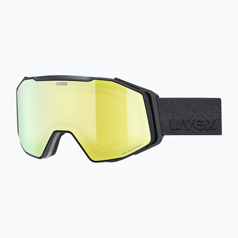 Ski goggles UVEX Gravity FM black matt/mirror yellow/orange/clear