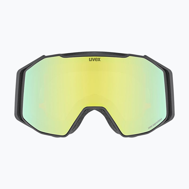 Ski goggles UVEX Gravity FM black matt/mirror yellow/orange/clear 2