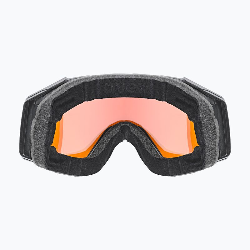 Ski goggles UVEX Gravity FM black matt/mirror yellow/orange/clear 3