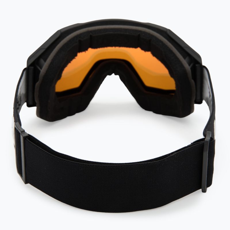 Ski goggles UVEX Gravity FM black matt/mirror red/orange/clear 3