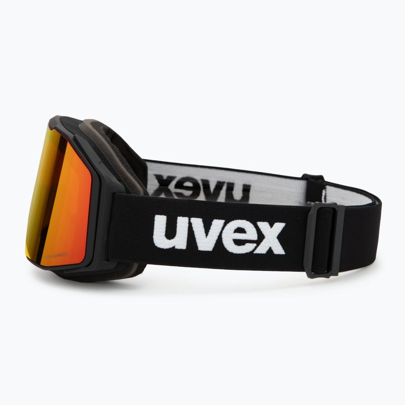 Ski goggles UVEX Gravity FM black matt/mirror red/orange/clear 4