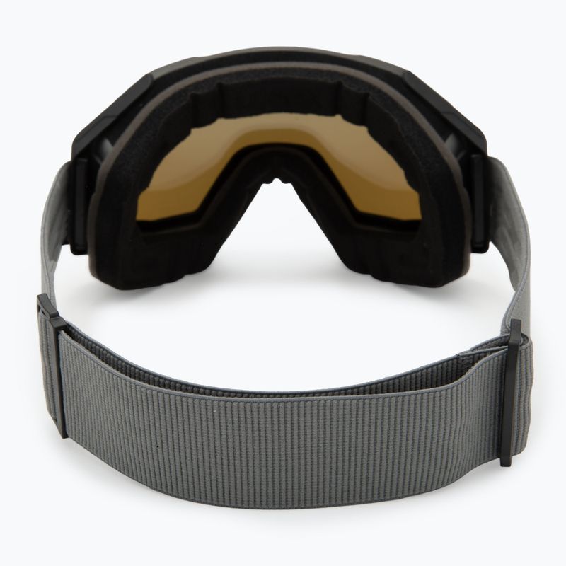 Ski goggles UVEX Gravity FM rhino matt/mirror ice/green/clear 3