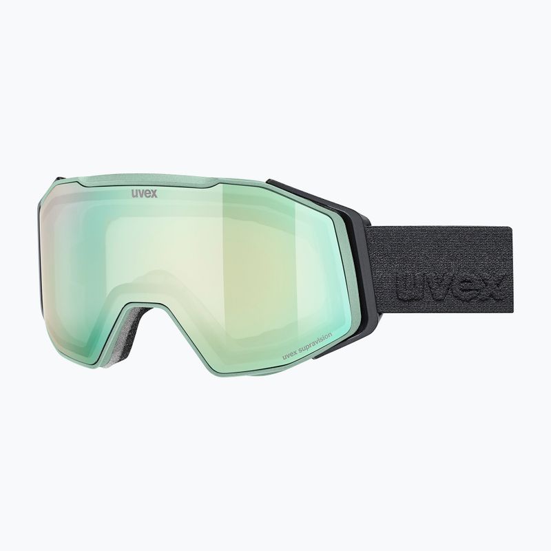 Ski goggles UVEX Gravity FM oxid matt green/mirror opal/orange/clear