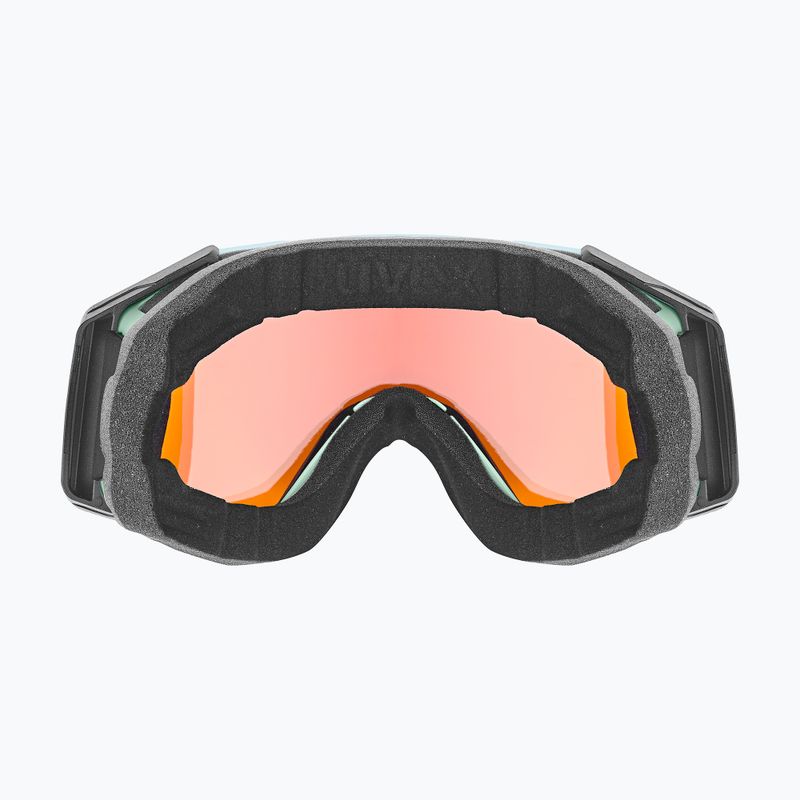 Ski goggles UVEX Gravity FM oxid matt green/mirror opal/orange/clear 3