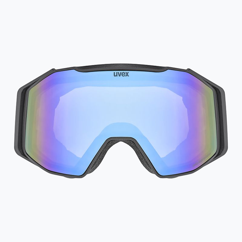 Ski goggles UVEX Gravity FM S2 black matt/mirror blue 2